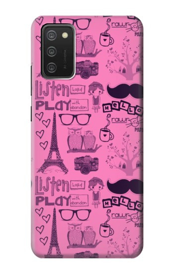 W2885 Paris Pink Case Cover Custodia e Flip Case per Samsung Galaxy A03S W2885 Paris Pink Case Cover Custodia e Flip Case per Samsung Galaxy A03S