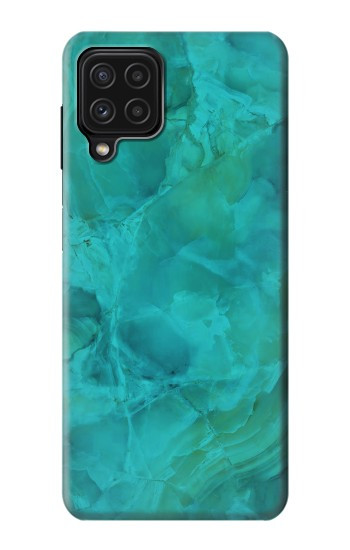 W3147 Aqua Marble Stone Case Cover Custodia e Flip Case per Samsung Galaxy A22 4G
