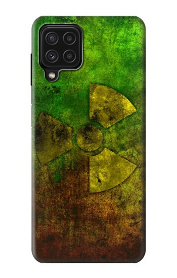 W3202 Radioactive Nuclear Hazard Symbol Case Cover Custodia e Flip Case per Samsung Galaxy A22 4G