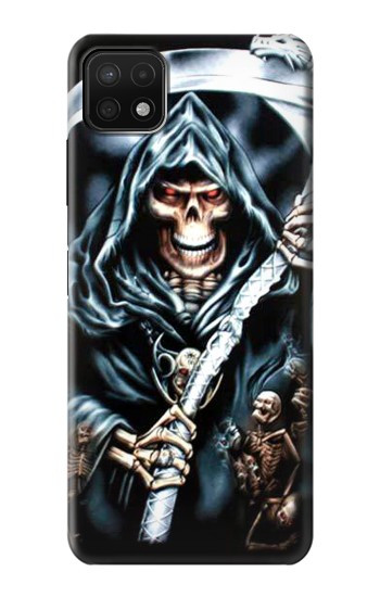 W0295 Grim Reaper Case Cover Custodia e Flip Case per Samsung Galaxy A22 5G