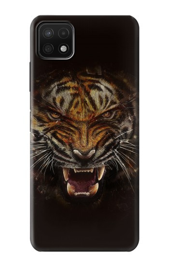 W0575 Tiger Face Case Cover Custodia e Flip Case per Samsung Galaxy A22 5G