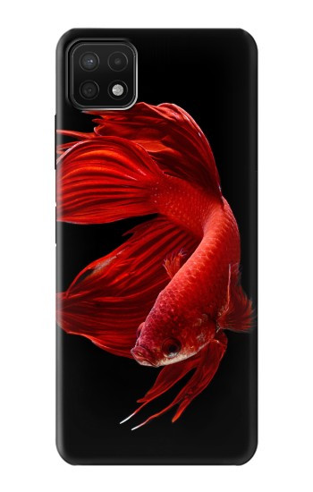 W2092 Red Siamese Fighting Fish Case Cover Custodia e Flip Case per Samsung Galaxy A22 5G