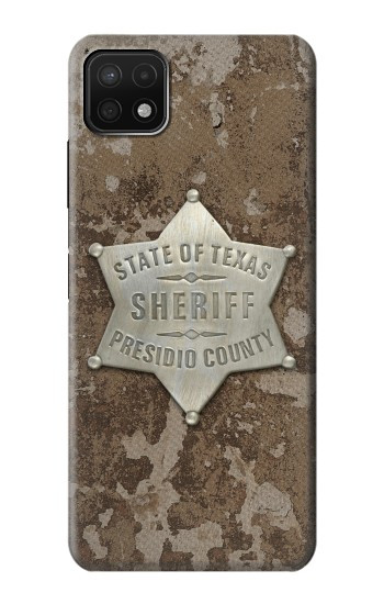 W2868 Texas Presidio County Sheriff Badge Case Cover Custodia e Flip Case per Samsung Galaxy A22 5G