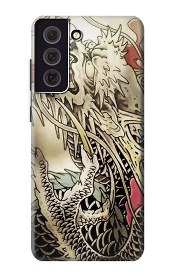W0122 Yakuza Tattoo Case Cover Custodia e Flip Case per Samsung Galaxy S21 FE 5G