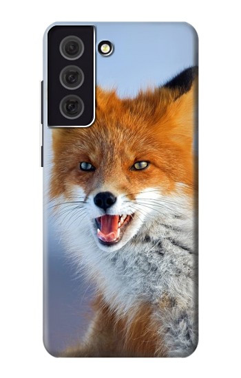 W0417 Fox Case Cover Custodia e Flip Case per Samsung Galaxy S21 FE 5G