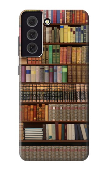W3154 Bookshelf Case Cover Custodia e Flip Case per Samsung Galaxy S21 FE 5G