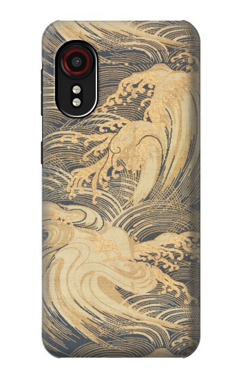 W2680 Japan Art Obi With Stylized Waves Case Cover Custodia e Flip Case per Samsung Galaxy Xcover 5