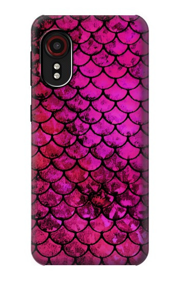W3051 Pink Mermaid Fish Scale Case Cover Custodia e Flip Case per Samsung Galaxy Xcover 5