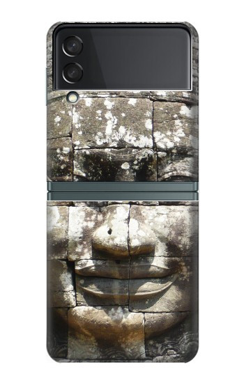 W0314 Ancient Cambodian Buddhism Hard Case For Samsung Galaxy Z Flip 3 5G