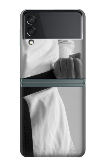 W1931 Black Belt Karate Hard Case For Samsung Galaxy Z Flip 3 5G