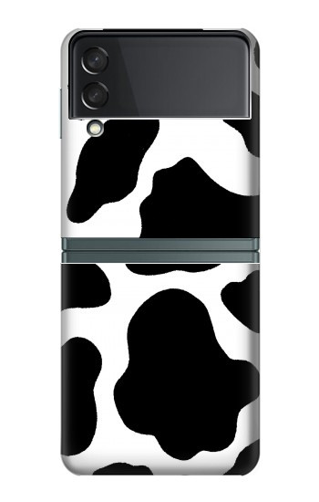 W2096 Seamless Cow Pattern Hard Case For Samsung Galaxy Z Flip 3 5G