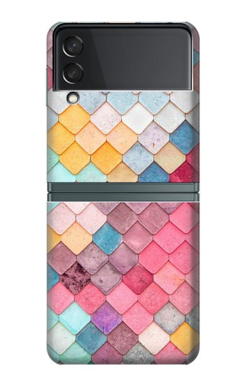 W2947 Candy Minimal Pastel Colors Hard Case For Samsung Galaxy Z Flip 3 5G