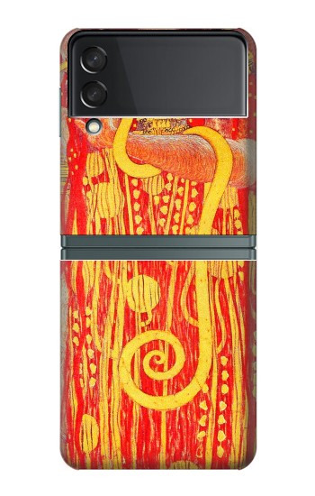 W3352 Gustav Klimt Medicine Hard Case For Samsung Galaxy Z Flip 3 5G