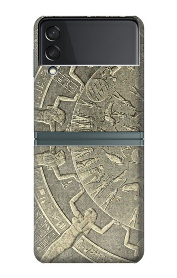 W3396 Dendera Zodiac Ancient Egypt Hard Case For Samsung Galaxy Z Flip 3 5G