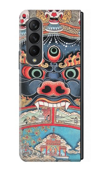 W0572 Tibet Art Hard Case For Samsung Galaxy Z Fold 3 5G