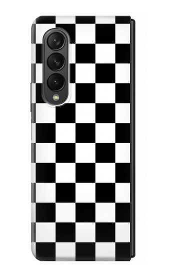 W1611 Black and White Check Chess Board Hard Case For Samsung Galaxy Z Fold 3 5G W1611 Black and White Check Chess Board Hard Case For Samsung Galaxy Z Fold 3 5G