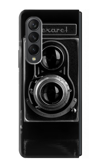 W1979 Vintage Camera Hard Case For Samsung Galaxy Z Fold 3 5G