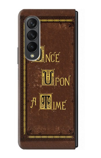 W2824 Once Upon a Time Book Cover Hard Case For Samsung Galaxy Z Fold 3 5G