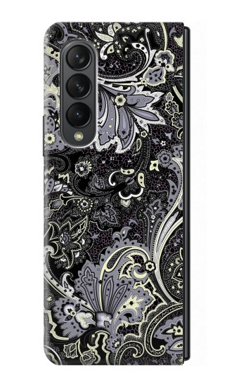 W3251 Batik Flower Pattern Hard Case For Samsung Galaxy Z Fold 3 5G