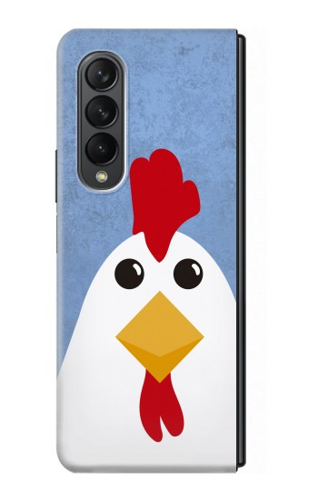 W3254 Chicken Cartoon Hard Case For Samsung Galaxy Z Fold 3 5G