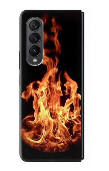 W3379 Fire Frame Hard Case For Samsung Galaxy Z Fold 3 5G