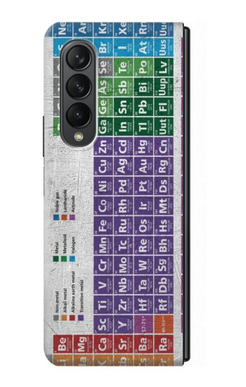 W3383 Periodic Table Hard Case For Samsung Galaxy Z Fold 3 5G