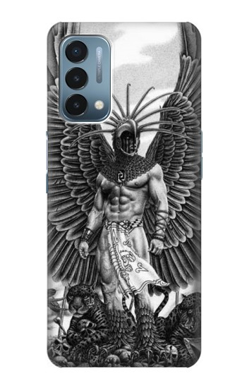 W1235 Aztec Warrior Case Cover Custodia e Flip Case per OnePlus Nord N200 5G