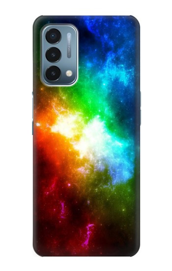 W2312 Colorful Rainbow Space Galaxy Case Cover Custodia e Flip Case per OnePlus Nord N200 5G