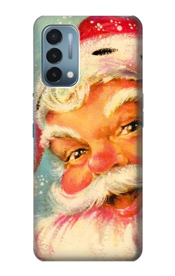 W2840 Christmas Vintage Santa Case Cover Custodia e Flip Case per OnePlus Nord N200 5G