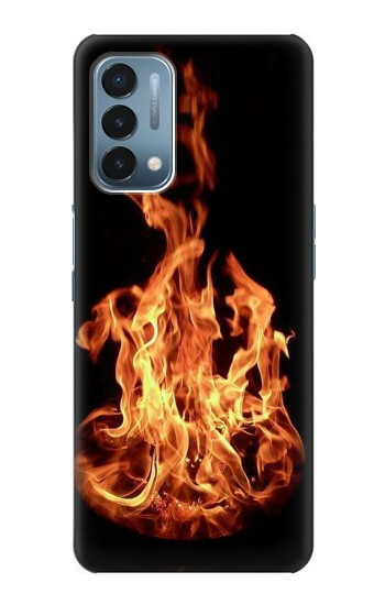 W3379 Fire Frame Case Cover Custodia e Flip Case per OnePlus Nord N200 5G