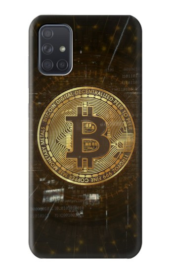 W3798 Cryptocurrency Bitcoin Case Cover Custodia e Flip Case per Samsung Galaxy A71 5G