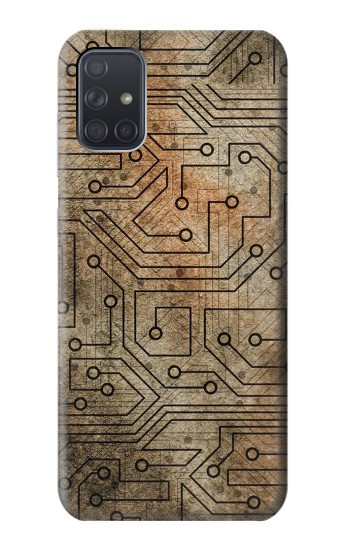 W3812 PCB Print Design Case Cover Custodia e Flip Case per Samsung Galaxy A71 5G