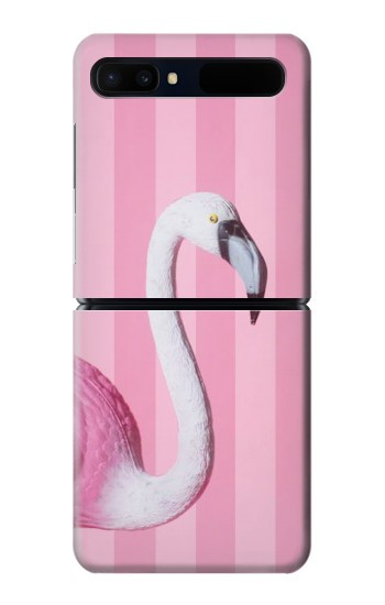 W3805 Flamingo Pink Pastel Case Cover Custodia e Flip Case per Samsung Galaxy Z Flip 5G