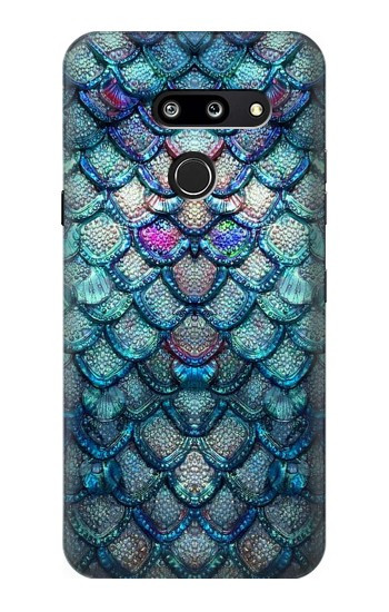 W3809 Mermaid Fish Scale Case Cover Custodia e Flip Case per LG G8 ThinQ