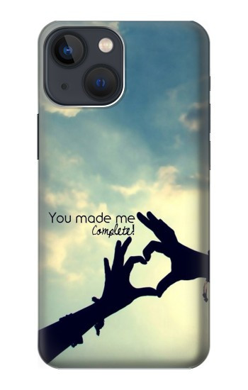 W2640 You Made Me Complete Love Case Cover Custodia e Flip Case per iPhone 13 mini