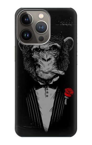 W3167 Funny Monkey God Father Case Cover Custodia e Flip Case per iPhone 13 Pro Max