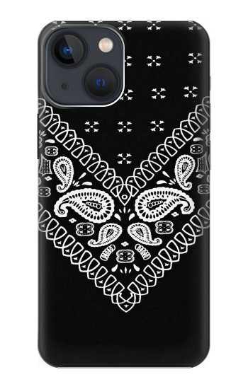 W3363 Bandana Black Pattern Case Cover Custodia e Flip Case per iPhone 13