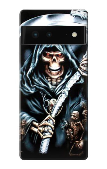 W0295 Grim Reaper Case Cover Custodia e Flip Case per Google Pixel 6