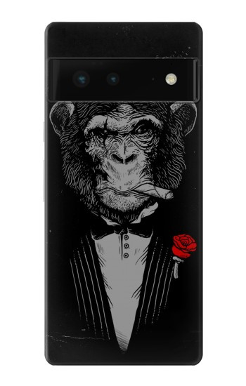 W3167 Funny Monkey God Father Case Cover Custodia e Flip Case per Google Pixel 6