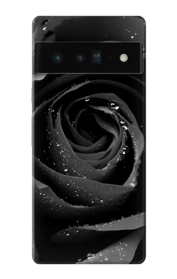 W1598 Black Rose Case Cover Custodia e Flip Case per Google Pixel 6 Pro