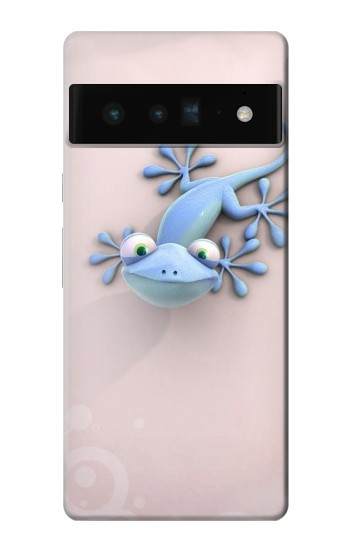 W1631 Funny Gecko Lizard Case Cover Custodia e Flip Case per Google Pixel 6 Pro