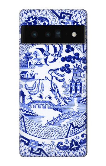 W2768 Willow Pattern Graphic Case Cover Custodia e Flip Case per Google Pixel 6 Pro