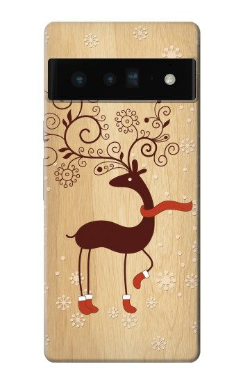 W3081 Wooden Raindeer Graphic Printed Case Cover Custodia e Flip Case per Google Pixel 6 Pro W3081 Wooden Raindeer Graphic Printed Case Cover Custodia e Flip Case per Google Pixel 6 Pro