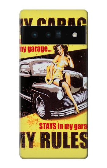 W3198 My Garage Pinup Girl Case Cover Custodia e Flip Case per Google Pixel 6 Pro