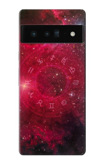 W3368 Zodiac Red Galaxy Case Cover Custodia e Flip Case per Google Pixel 6 Pro