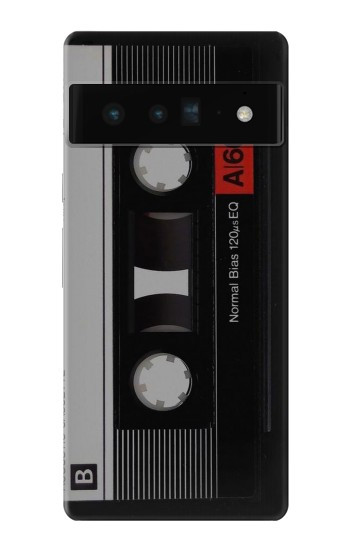 W3516 Vintage Cassette Tape Case Cover Custodia e Flip Case per Google Pixel 6 Pro