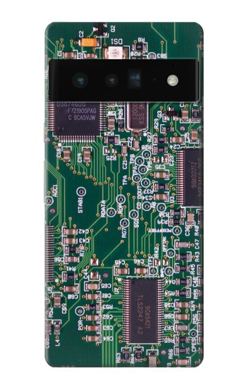 W3519 Electronics Circuit Board Graphic Case Cover Custodia e Flip Case per Google Pixel 6 Pro