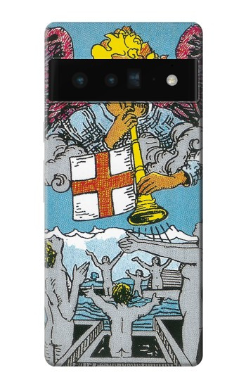 W3743 Tarot Card The Judgement Case Cover Custodia e Flip Case per Google Pixel 6 Pro