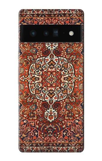 W3813 Persian Carpet Rug Pattern Case Cover Custodia e Flip Case per Google Pixel 6 Pro