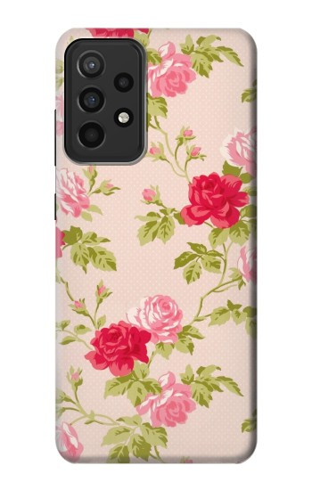 W3037 Pretty Rose Cottage Flora Case Cover Custodia e Flip Case per Samsung Galaxy A52s 5G